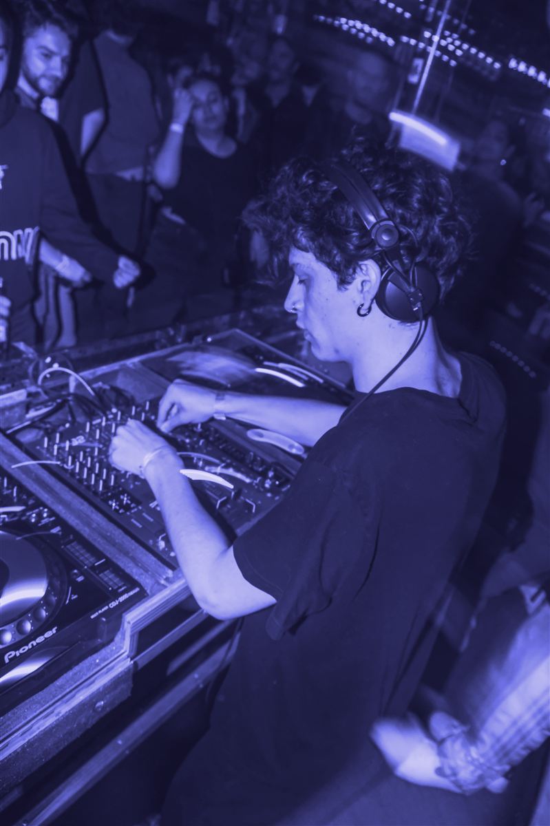Beyond Me mixing at Kaputt Club, Bogotá