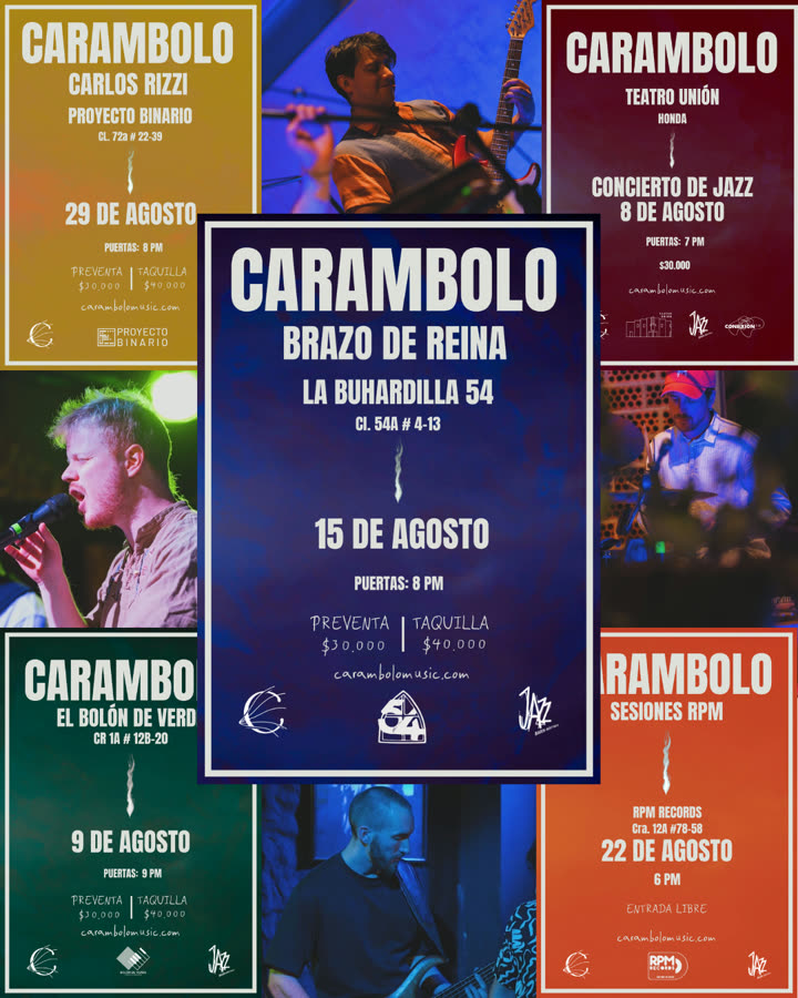 Carambolo tour posters