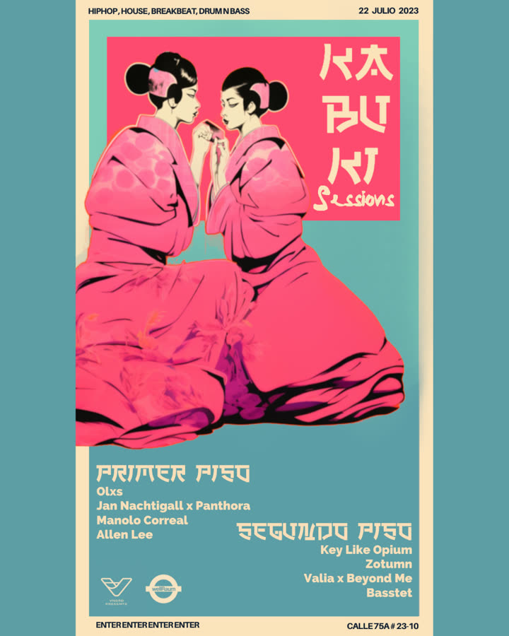 Kabuki Sessions event poster